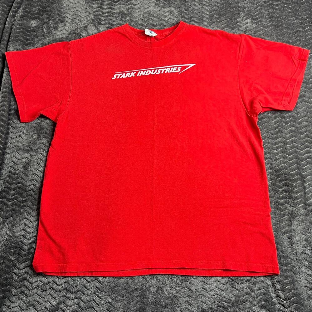 Stark Industries Iron Man T-Shirt size XL red